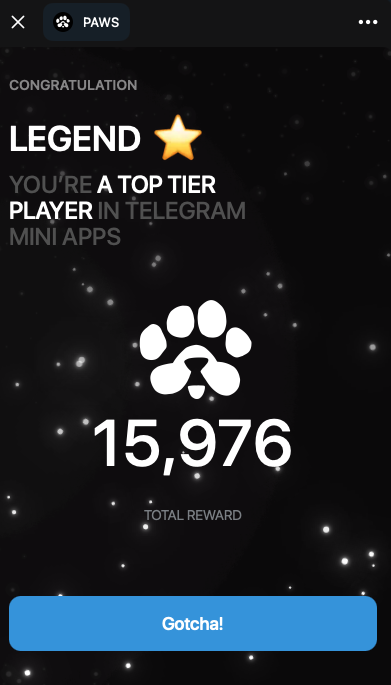 my paws airdrop rank